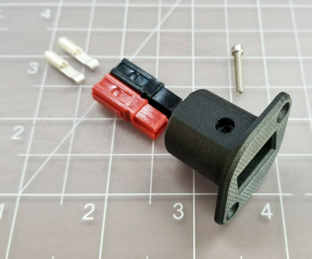 Carbon Composite Panel Mount Adapter for Anderson Powerpole PP15 PP30 PP45