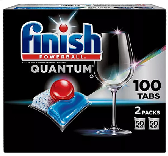 Finish Quantum Powerball Dishwasher Detergent Tablets 100 ct. - FREE shipping