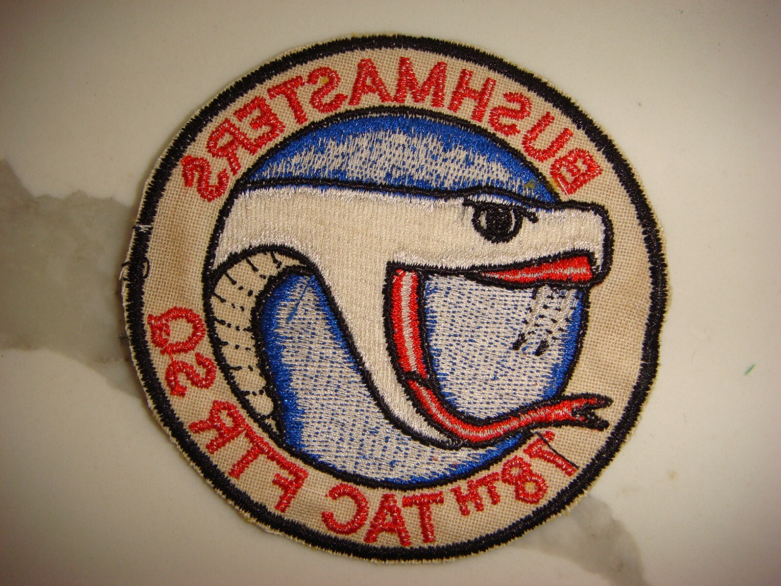 USAF 78th TACTICAL FIGHTER SQUADRON BUSHMASTERS, VIETNAM WAR PATCH