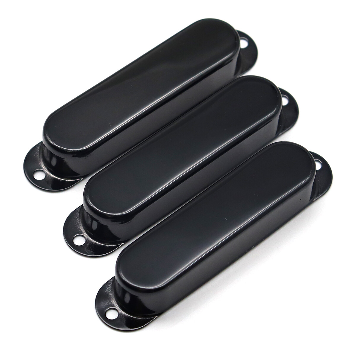 3Pcs Brass Guitar Closed Single Coil Pickup Covers ST Sealed Pickup Outer Shell