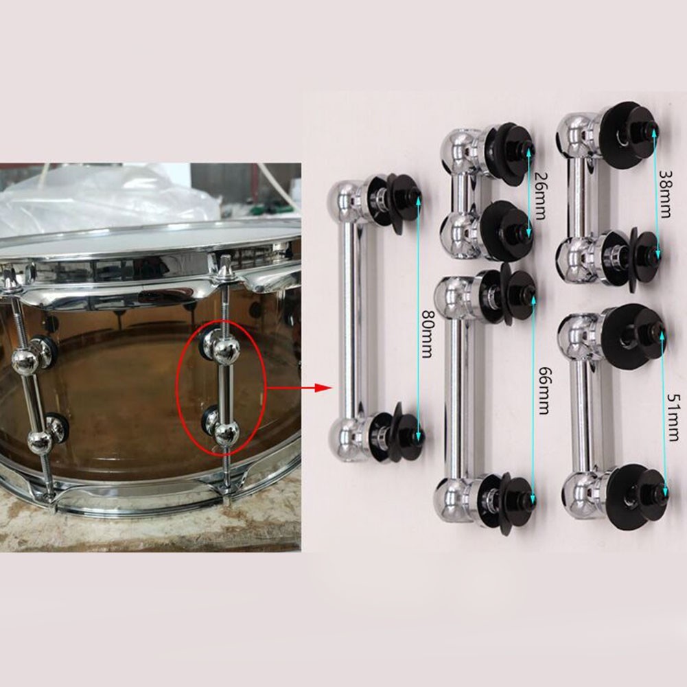 Snare Drum Lugs Two Side Craftsmanship Custom Distance Double End Hole To Hole