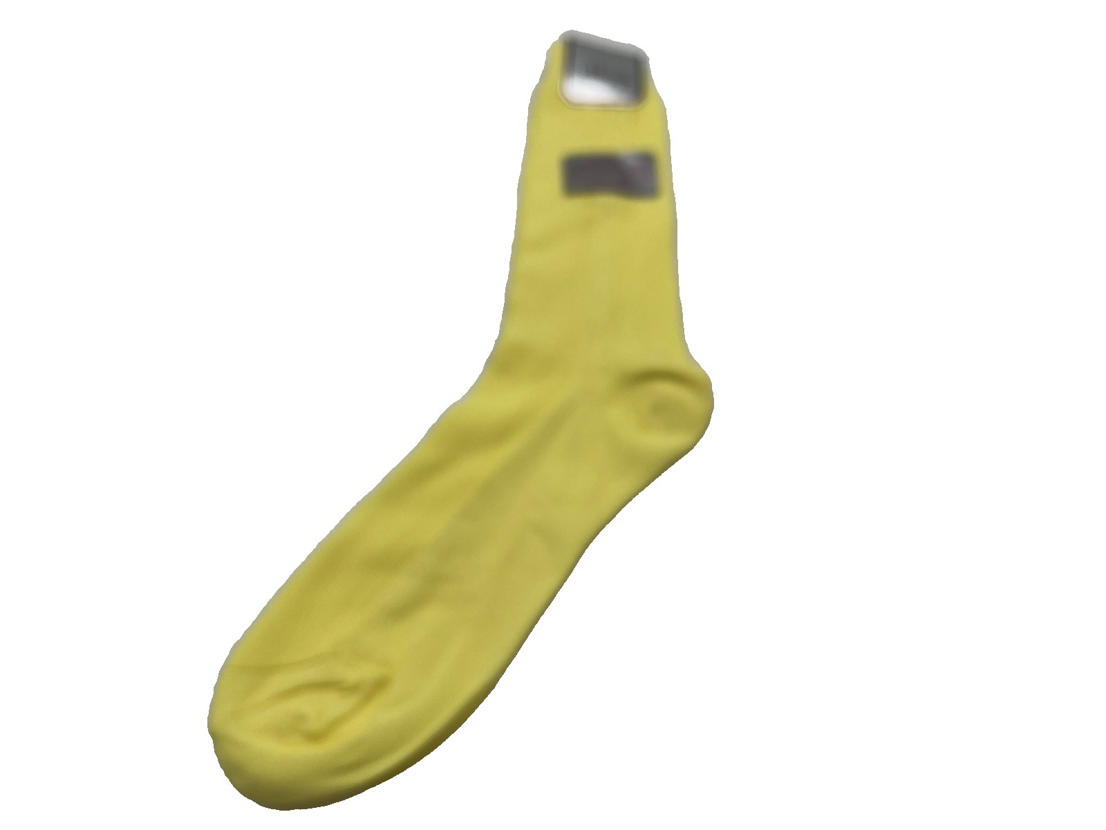 Vintage Maxie Sox Yellow 3-Ply Mens Dress Socks Nylon NOS Made In USA Size 10-13