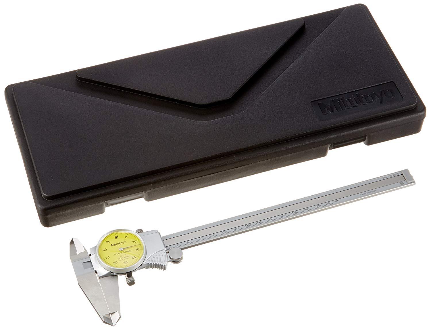MITUTOYO 505-733 Dial Caliper Vernier Caliper 0 - 200 mm D-20FX
