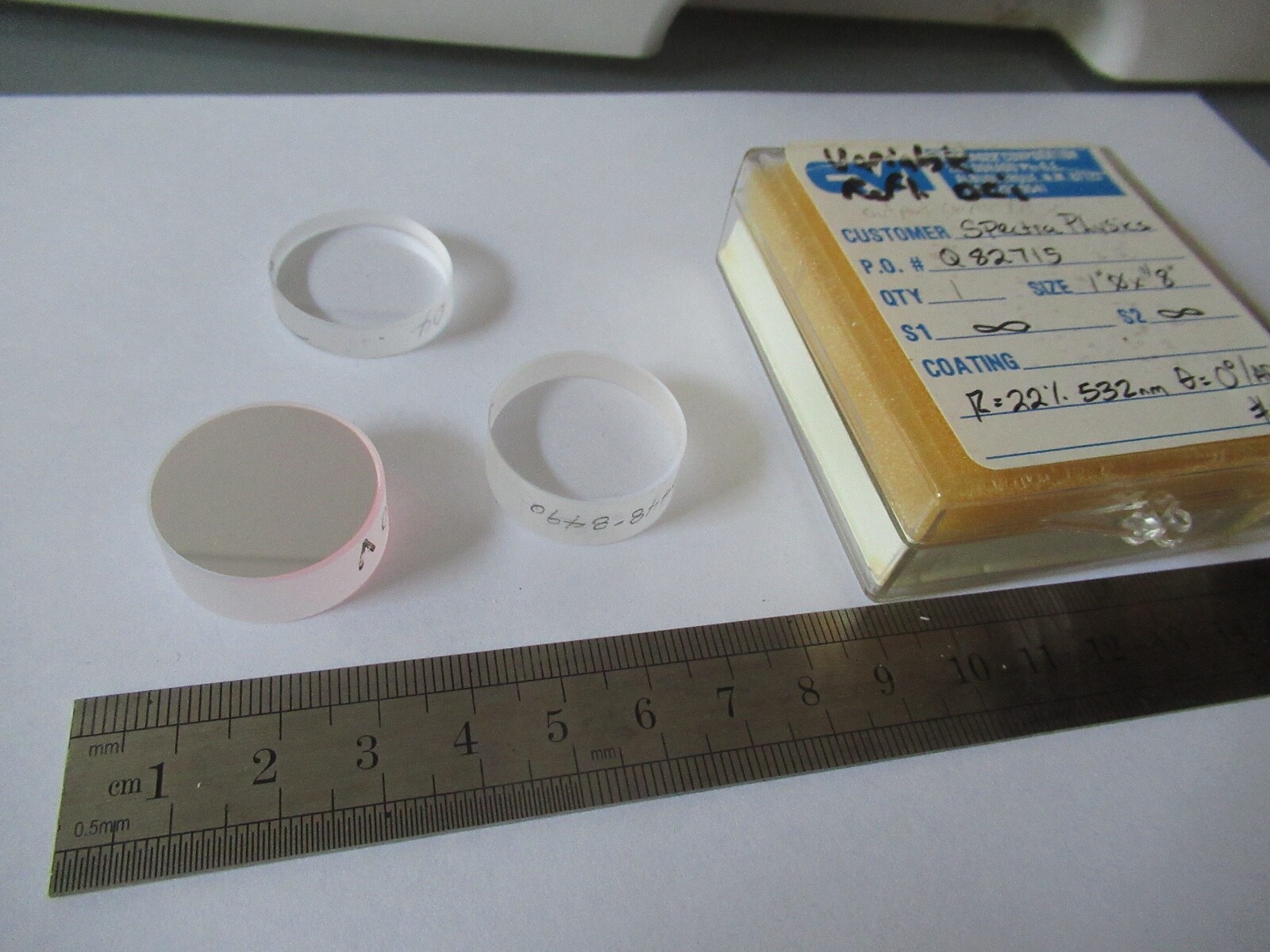 OPTICAL CVI ASSORTED LENSES LENS OPTICS AS PICTURED &19-B-31