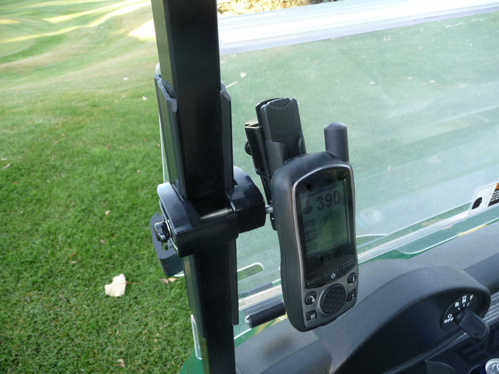 Golf Cart gps Mount for SkyCaddie   - Stop using the Cup Holder