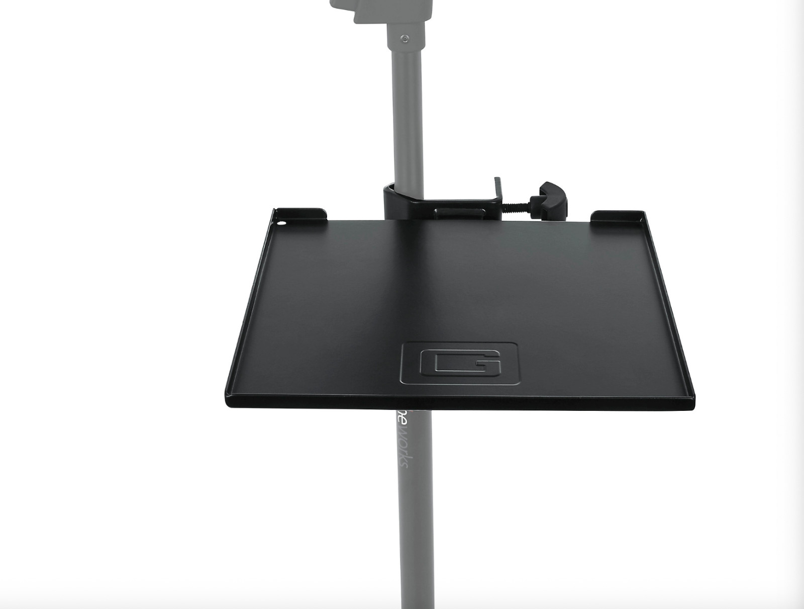Gator FrameworksCases Microphone Stand Clamp-On Utility Shelf 9" x 9"