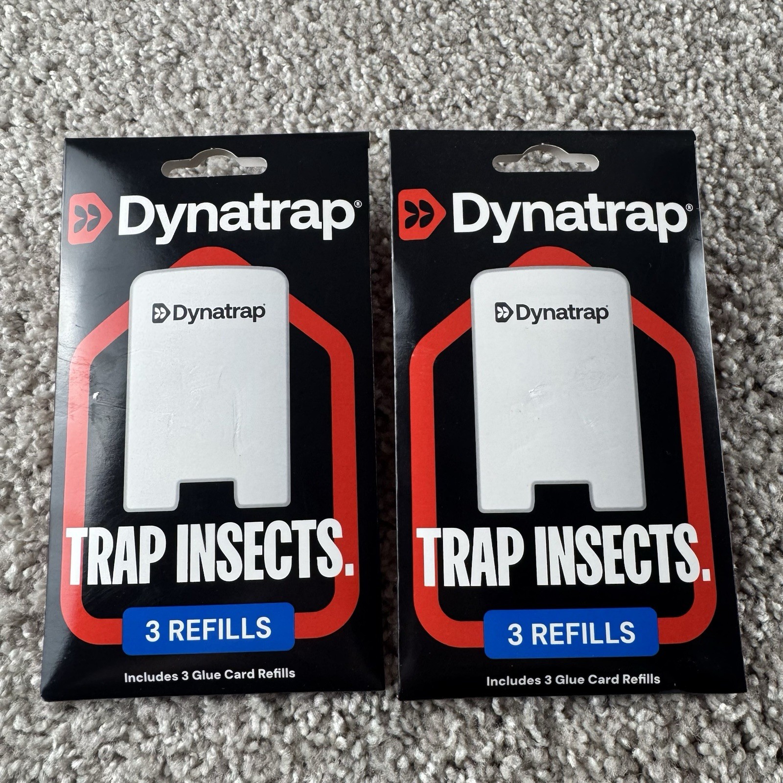 DYNATRAP Insect Trap Refills (Includes 6 Total Glue Card Refills) Lot Of 2