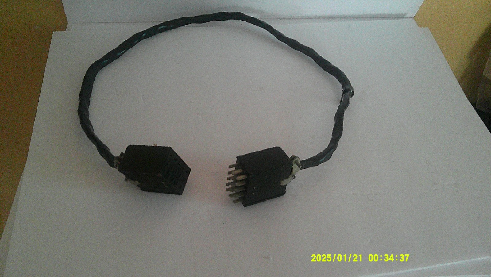 Vintage 15-Pin Cinch Jones Connector Sockets MaLe w/ Cord 35"