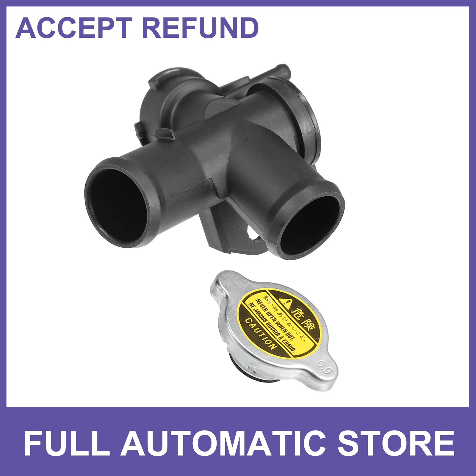 Upper Engine Radiator Coolant Filler Neck for Nissan Altima S 2.5L L4 2007-2013