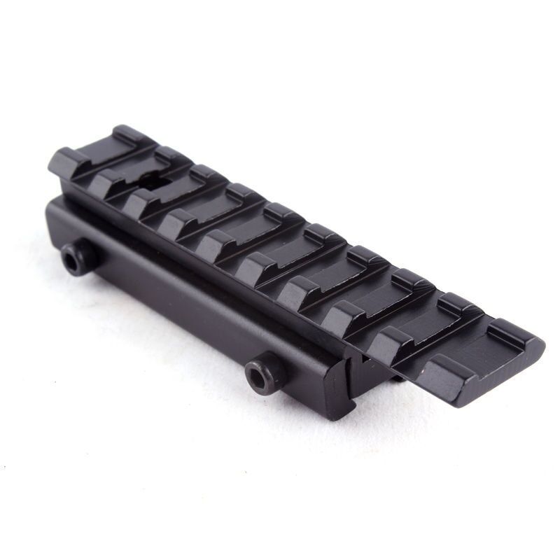 11mm to 20mm Dovetail Extension Scope Mount Base Weaver Picatinny Rail Adapter