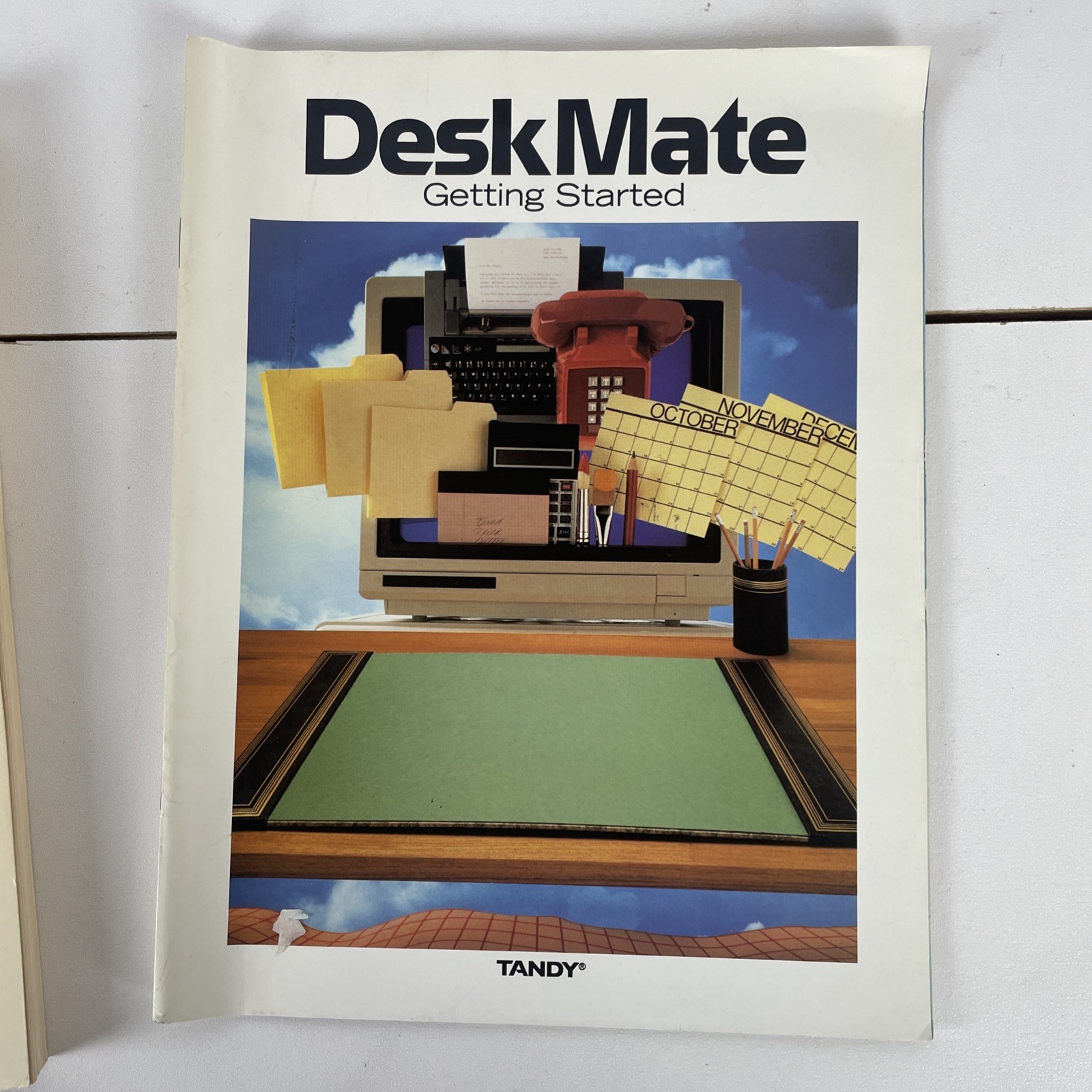Tandy Deskmate Users Reference Manual 1988 Radio Shack Tandy Computer Manual