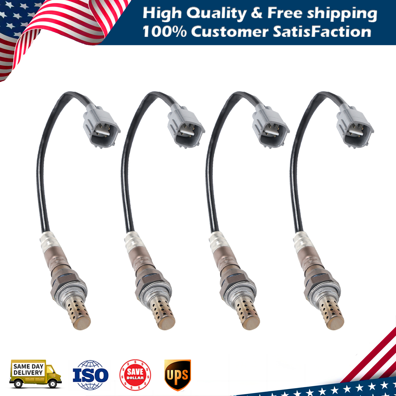 4PCS Up/Downstream Oxygen Sensor for Lexus Toyota Avalon Tundra Venza 234-4260