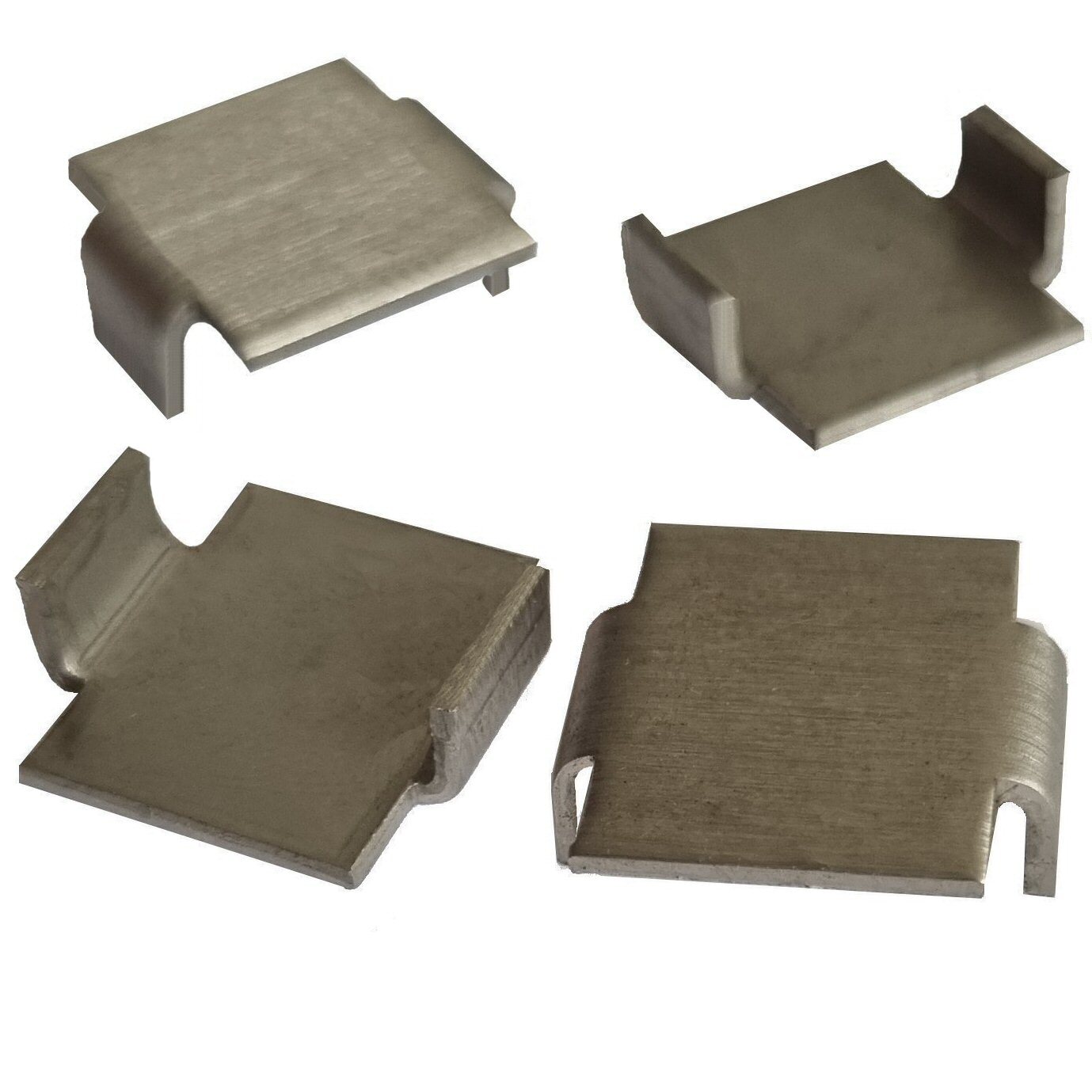 Shelf Clips Replaces Bisley 8589 for 2 Door Cupboard & Tambour Set of 4 S-Steel
