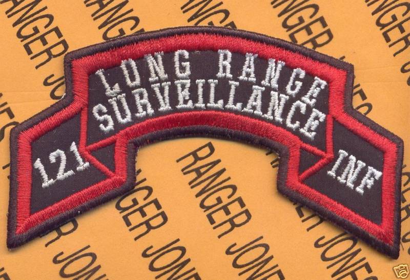 121st Infantry LRS AIRBORNE RANGER Georgia ARNG scroll patch