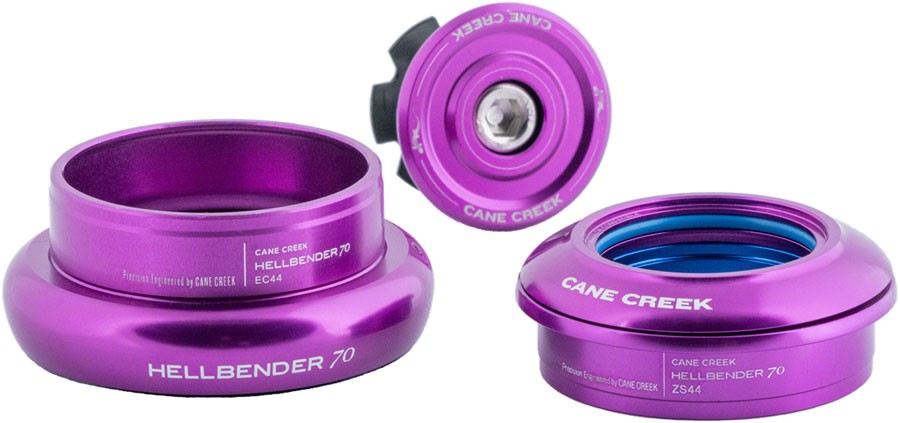 Cane Creek Hellbender 70 Headset - ZS44/28.6/H8 Upper | EC44/40 Lower, Tapered,