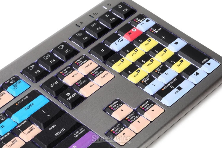 LogicKeyboard Astra 2 Backlit Keyboard for Fender Studio Pro - Mac