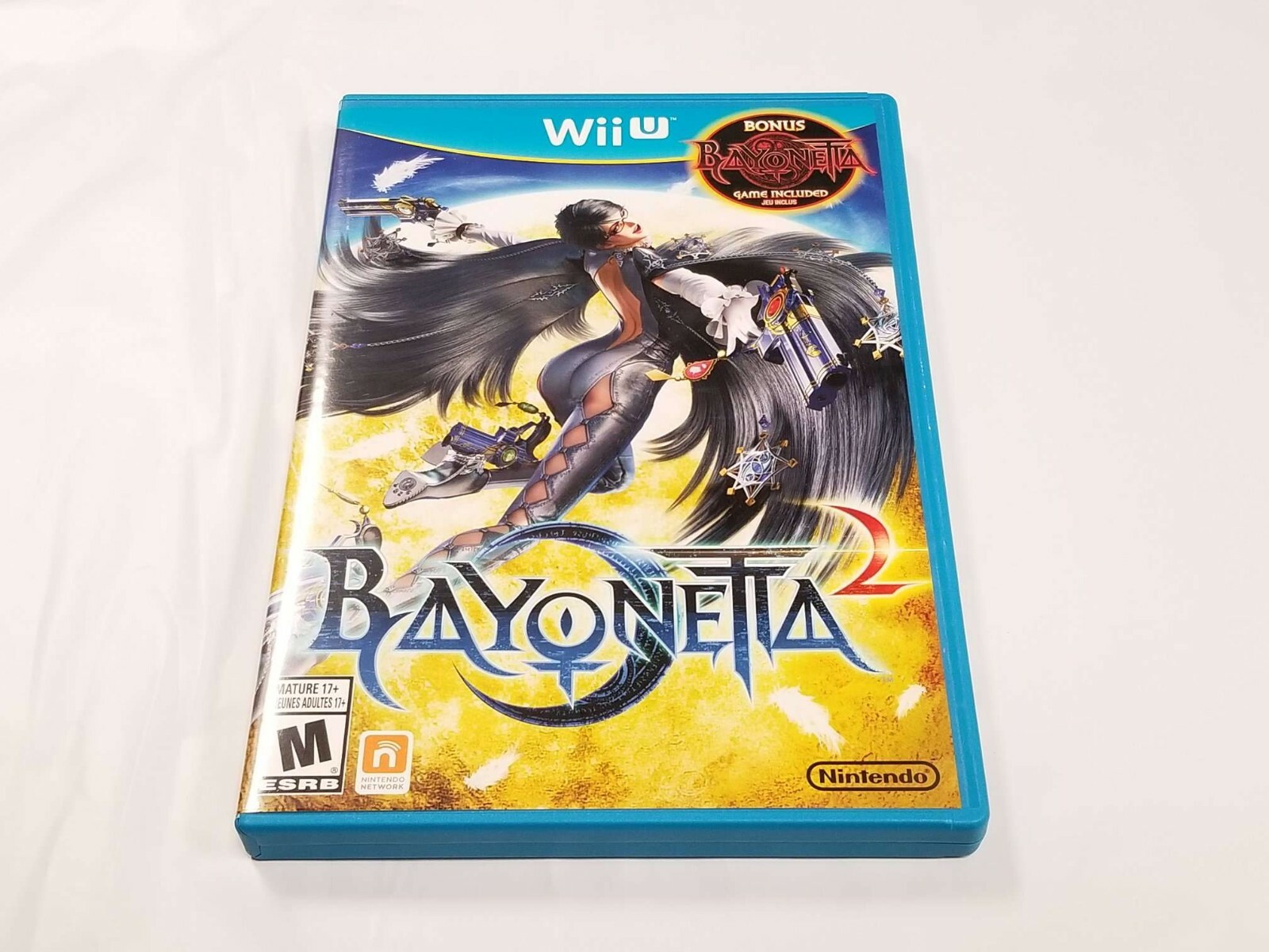 BAYONETTA 2 Case & Middle Tray ONLY!! for Nintendo Wii U