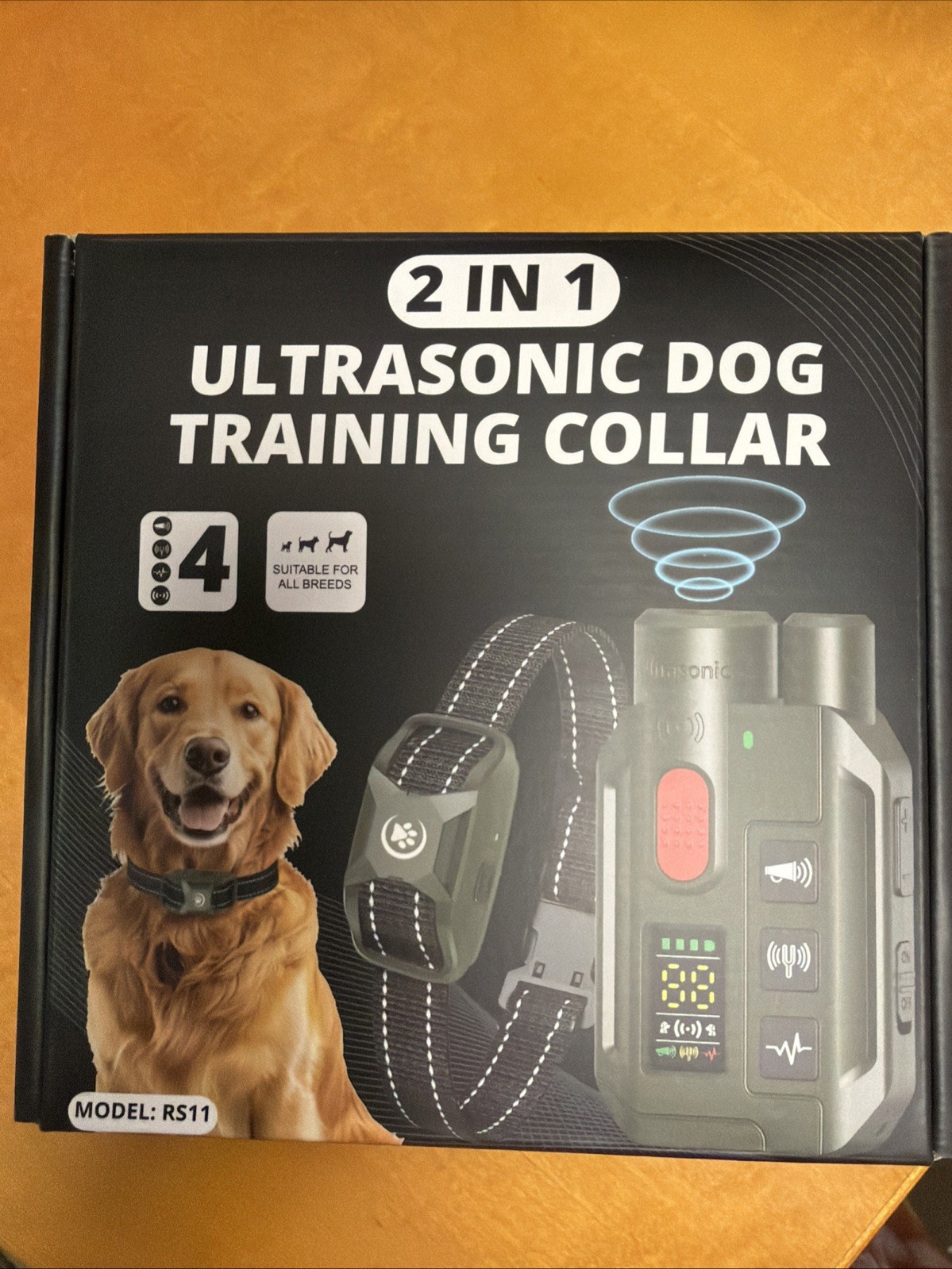 New 2 In 1 Skasii Dog Training Collar with Remote - 4500FT, IPX8, 0-15.