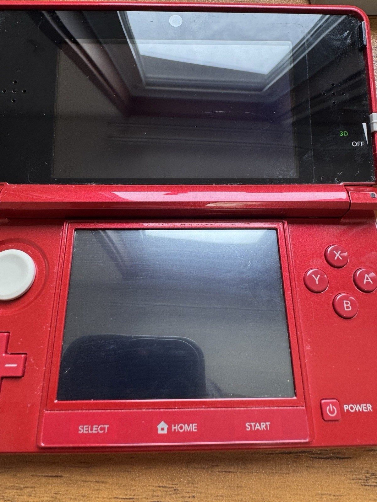 ☆1 Nintendo 3DS Metallic Red Good TESTED 290g