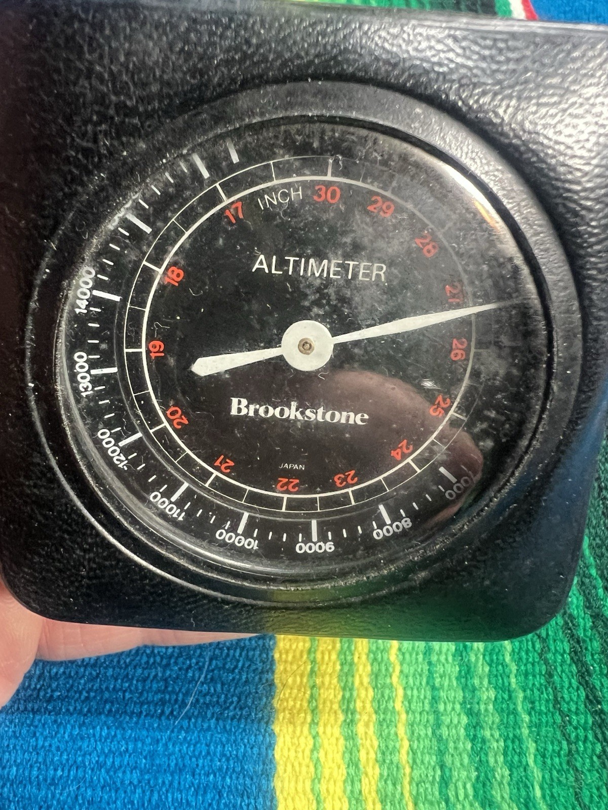 Vintage Brookstone Altimeter (Vintage) With Case