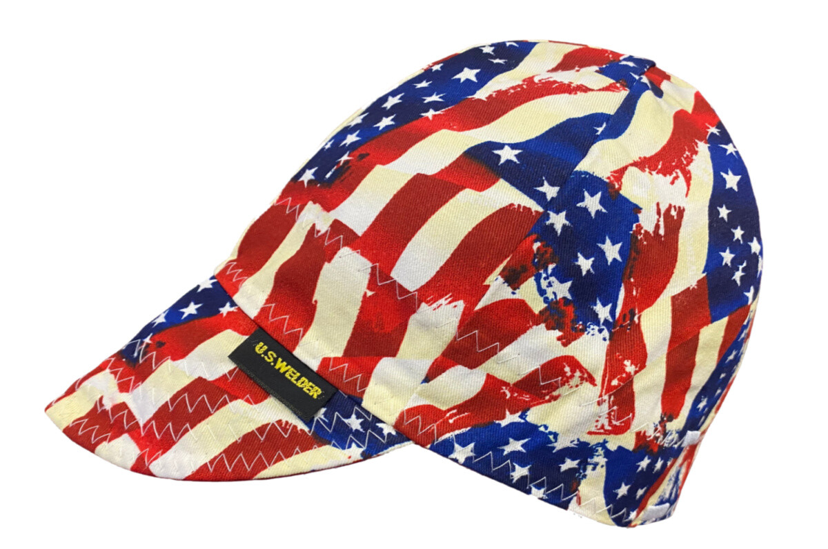 U.S. WELDER by Comeaux Supply STARS & STRIPES Reversible Welding Cap