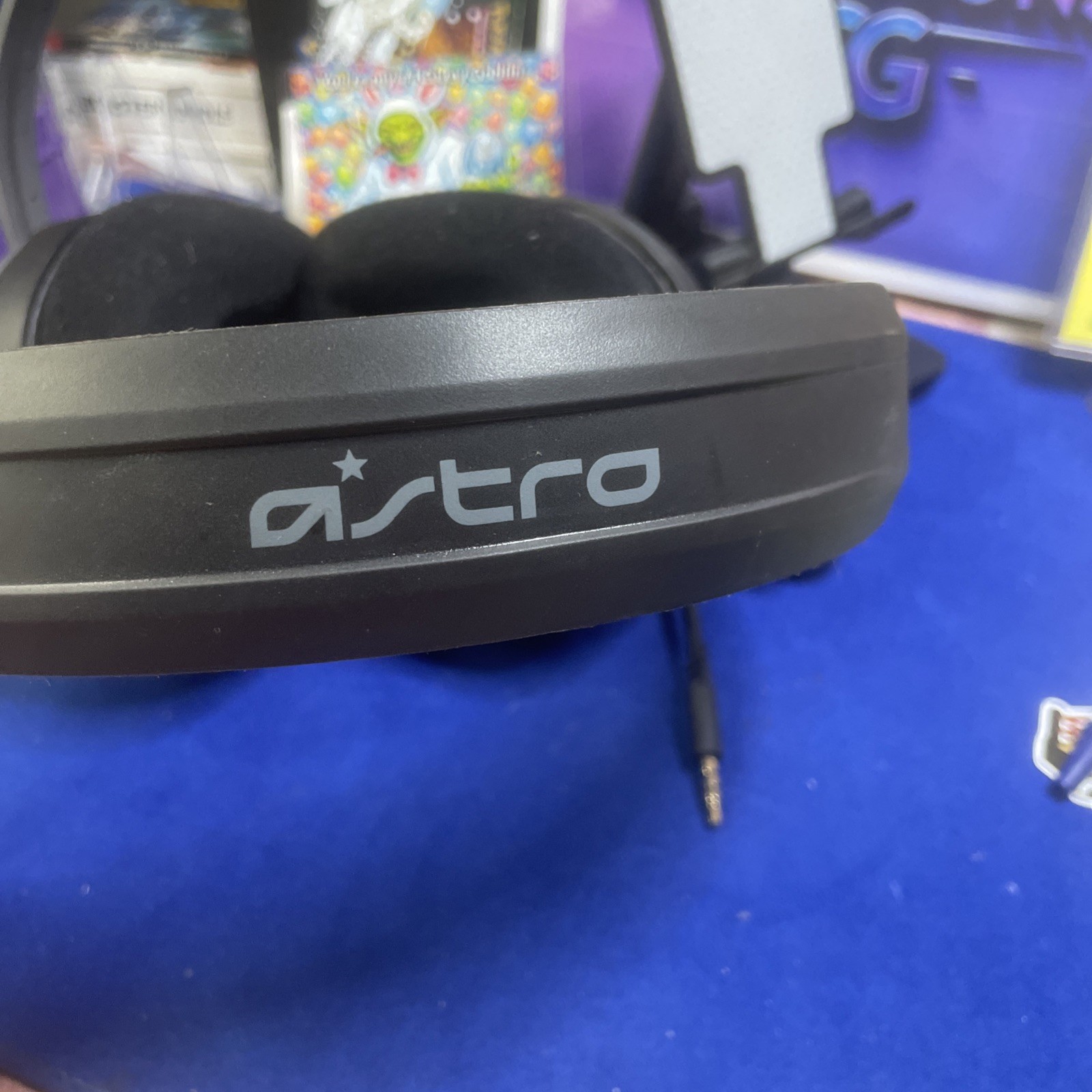 Astro A10 Wired Stereo Gaming Headset - Blue/black - Headset Only
