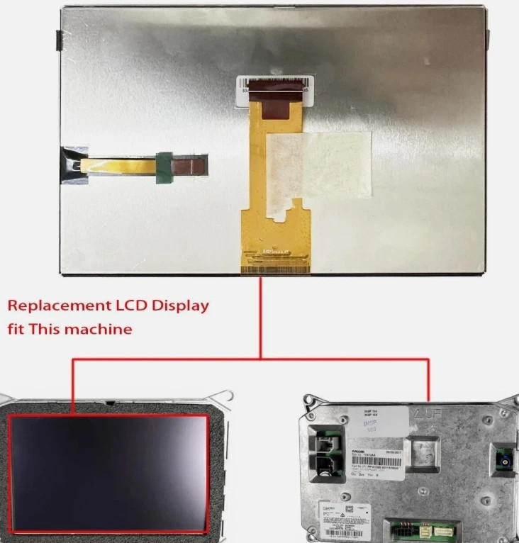 For PETERBILT 389 579 386 Radio Navigation LCD Display Replacement
