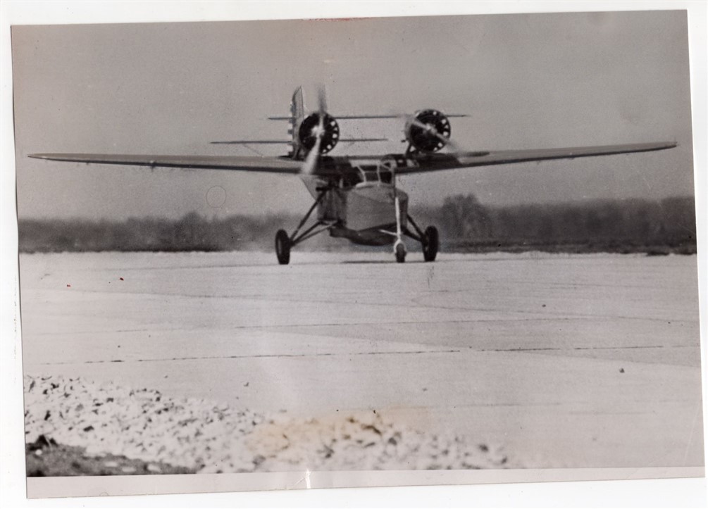 1937 USAAC Douglas Dolphin Blind Flying Test Indianapolis Indiana News Photo