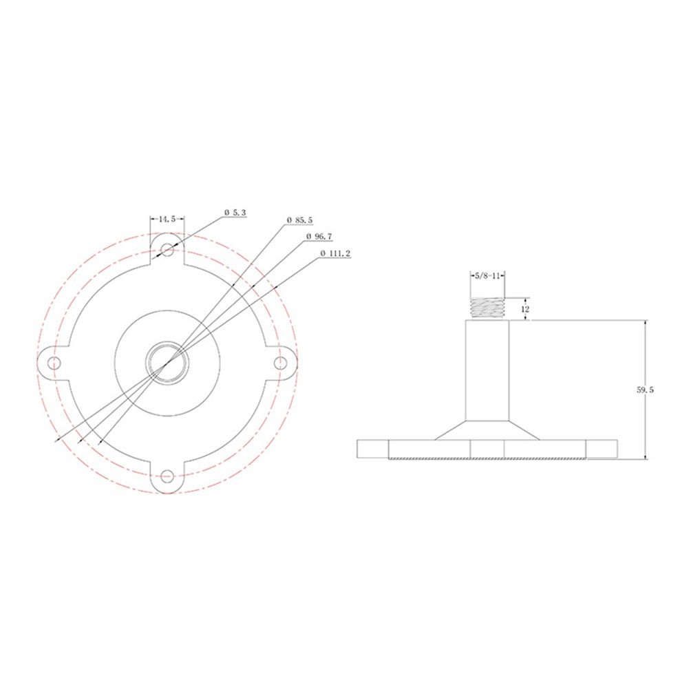 58 Inch Antenna Base with Moisture for proof Feature for Smart Agriculture