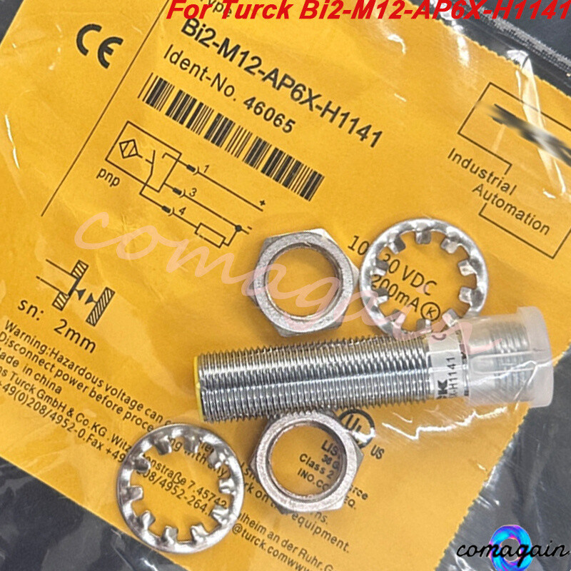 New 10-30VDC 200mA 2mm For Turck Bi2-M12-AP6X-H1141 Inductive Proximity Sensor