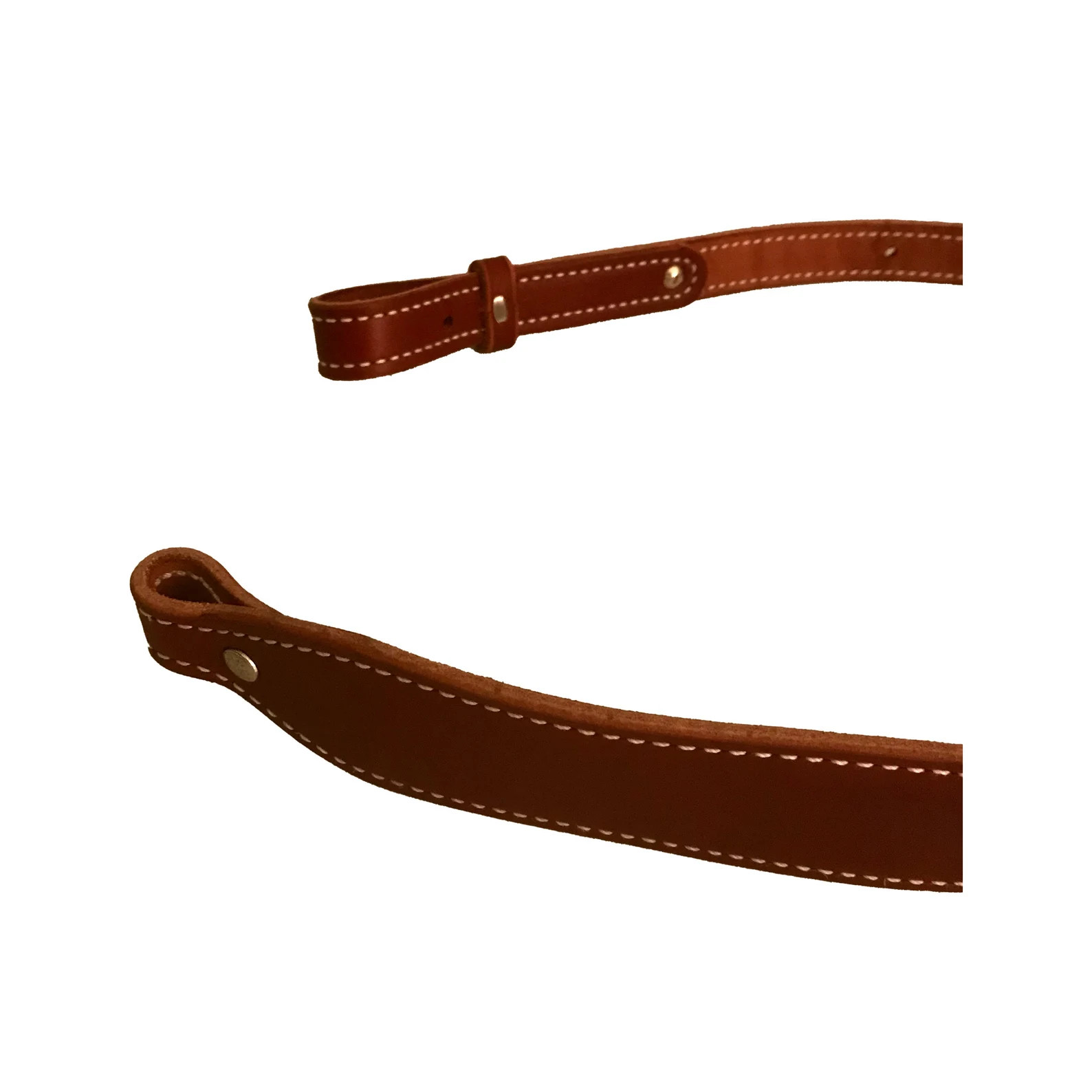 Custom Leather Padded Gun Sling Personalized Leather Strap Customized Amish Name