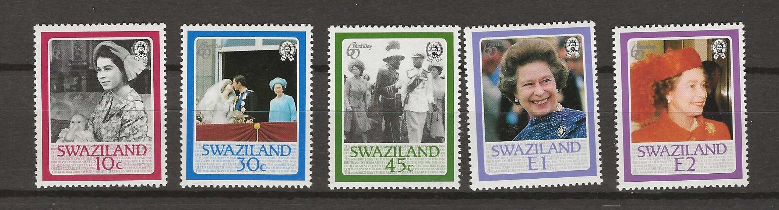 Swaziland 1986  Queen Elizabeth MNH  (q042)