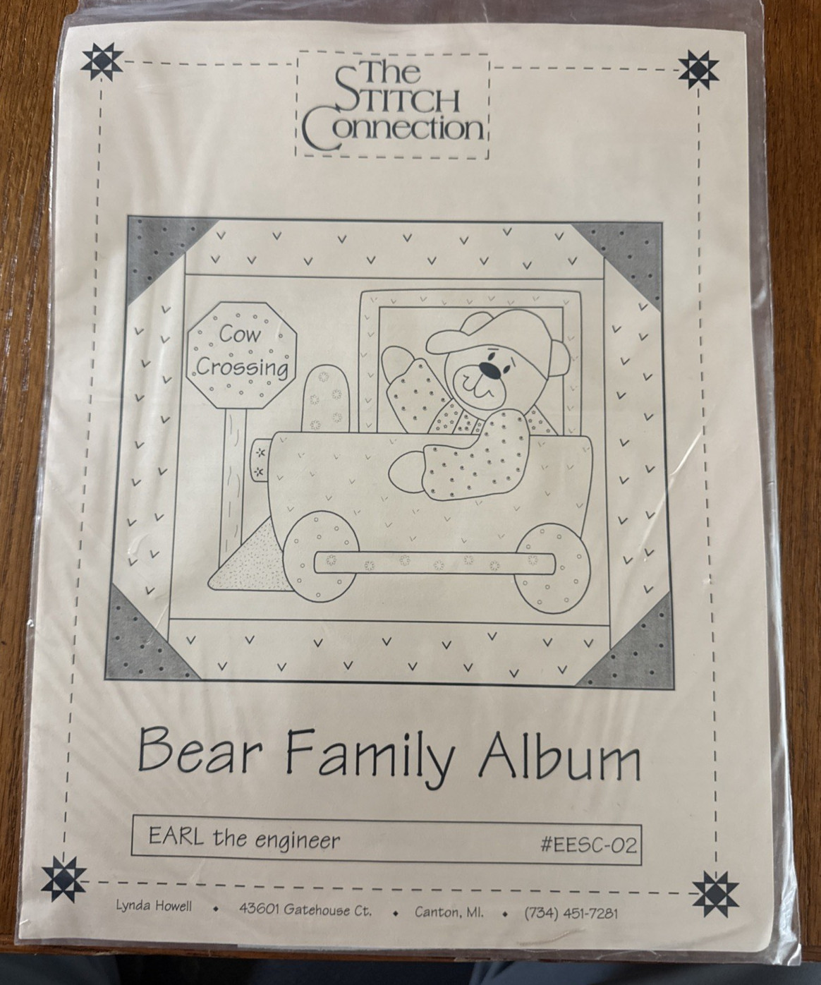 Stitch Connection Bear Family Album Quilt Block Patterns  **You Pick** #32