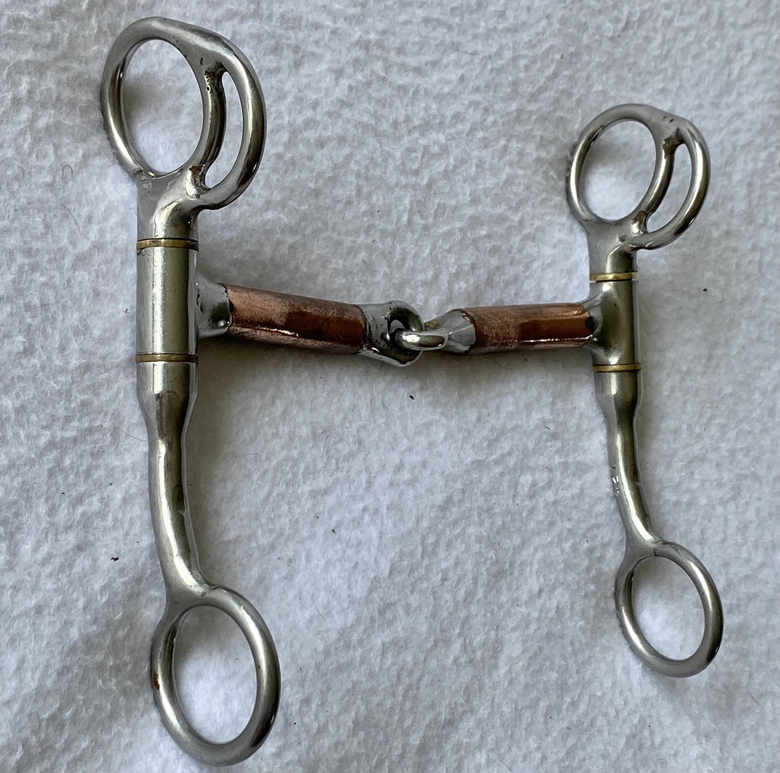 427 REINSMAN 5-1/4"Copper Mouth Tom Thumb Shank Snaffle Bit~Trail~Pleasure~Ranch