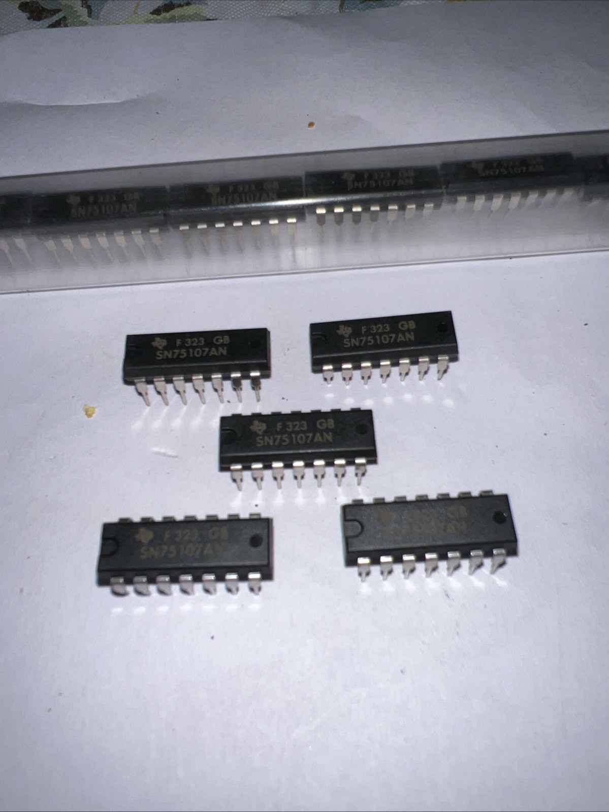 SN75107AN Texas Instruments Dual Line Receiver TTL Differential IC New Lot of 5