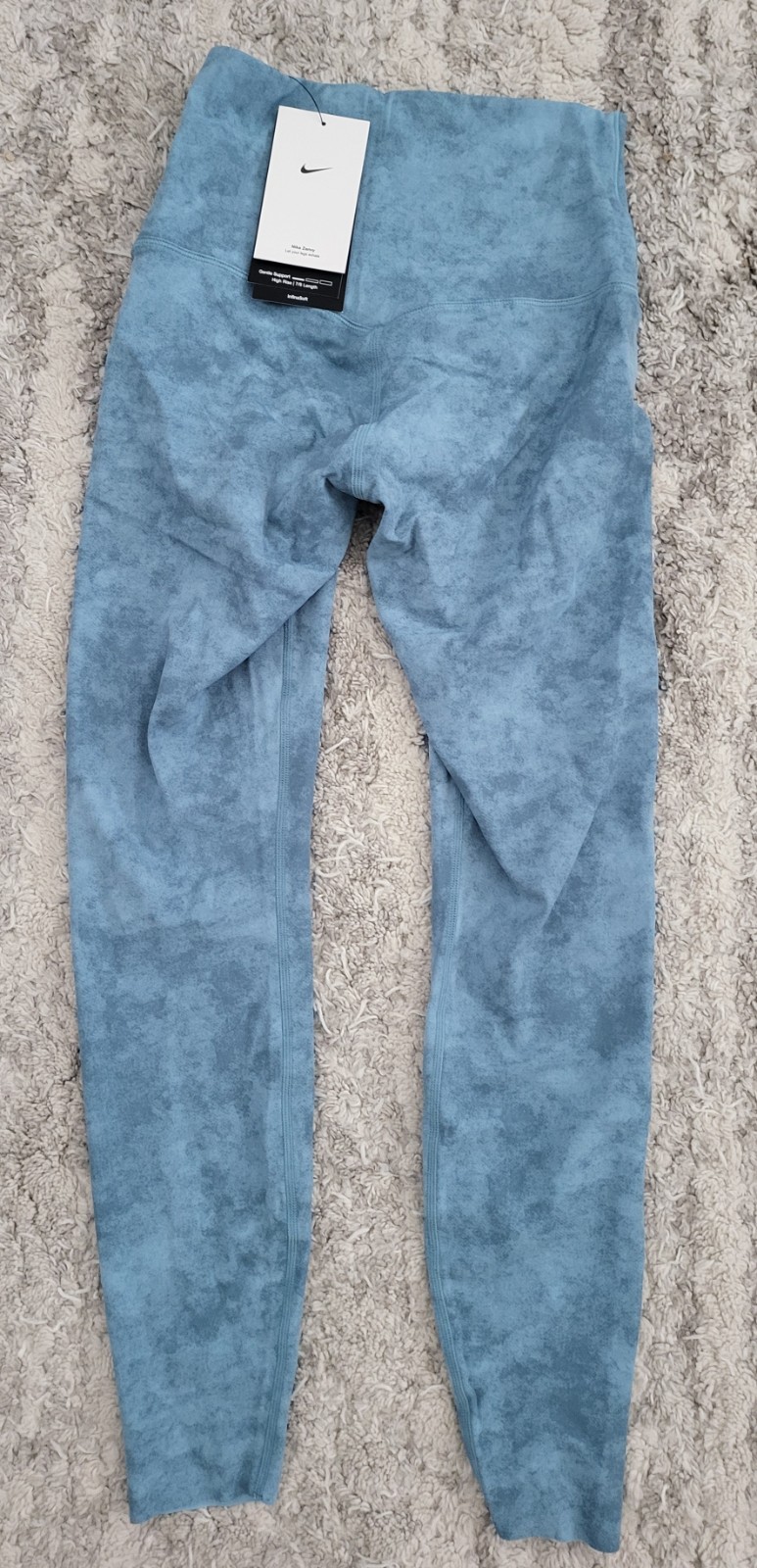 Nike Zenvy Tie-Dye 7/8 Leggings Women's Size Xs FN4167-464 Blue Green Nwt