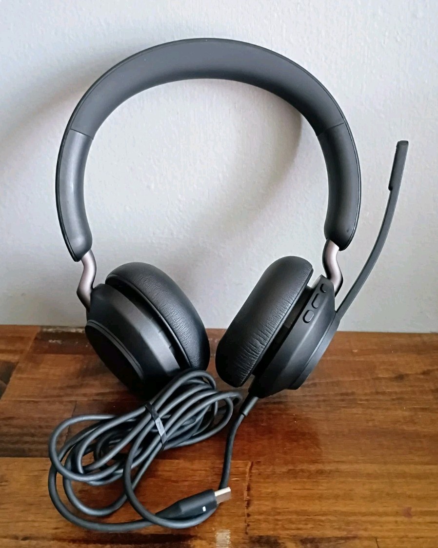 Jabra Evolve2 40 SE USB-C Wired Corded Headset HSC131 ✅ TESTED