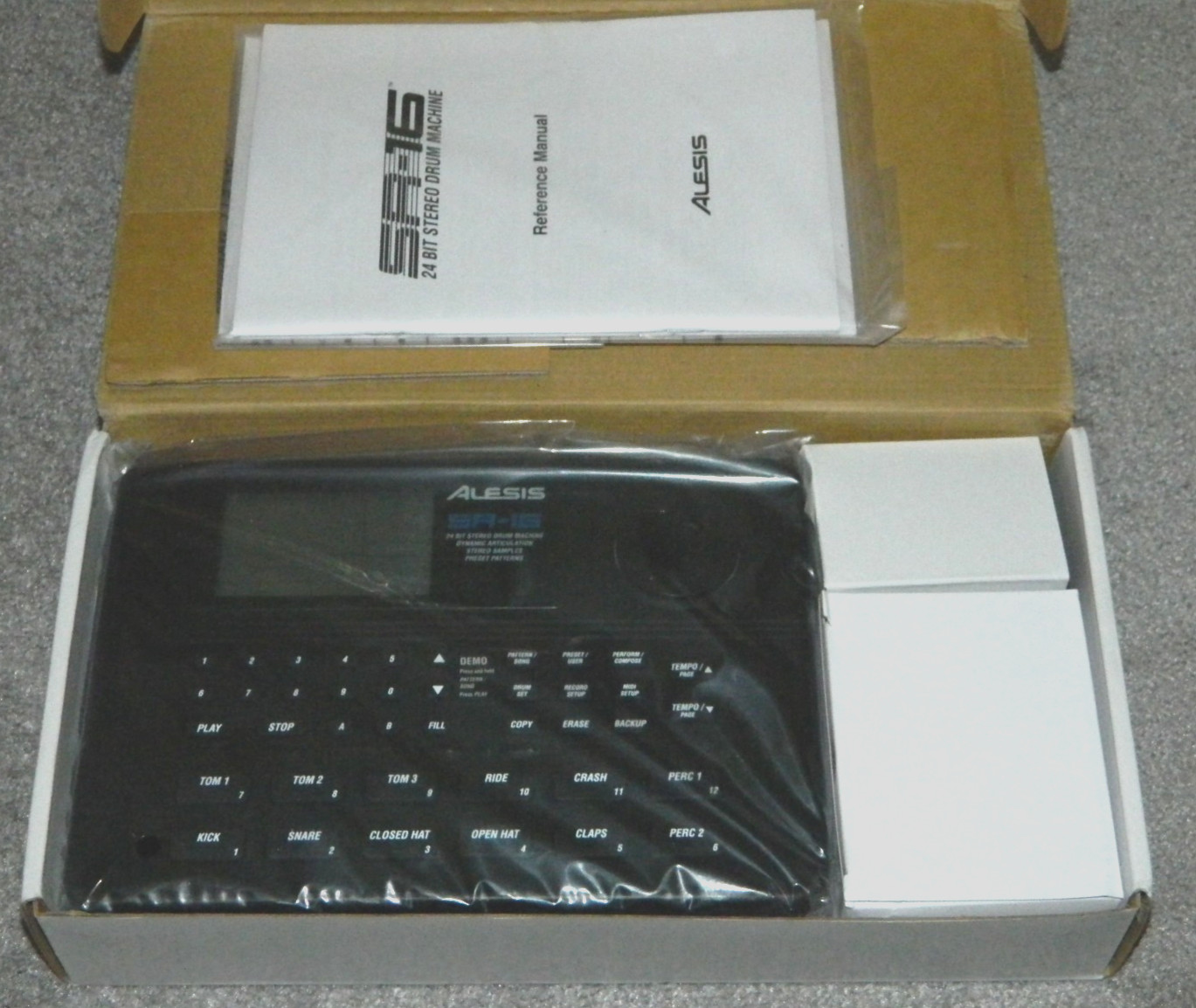 NEW in the Box - Alesis SR-16 Drum Machine