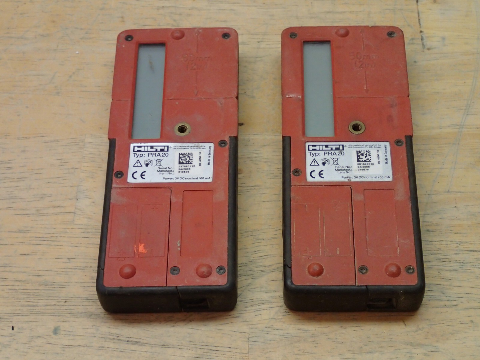Hilti PRA 20 Receiver Bid on 2 Rough Not Working Projects