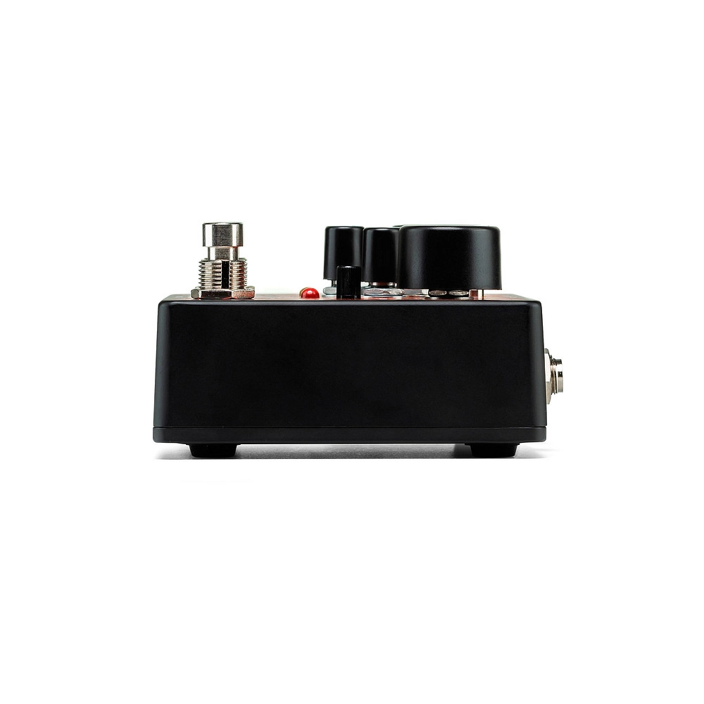 ElectroHarmonix Hell Melter Distortion Effects Pedal Black and Orange