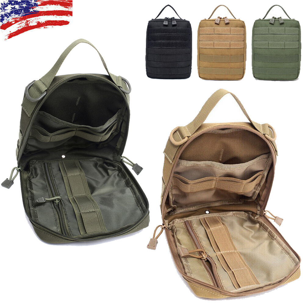 Tactical First Aid Kit Medical Molle Rip Away EMT IFAK Survival Pouch Empty Bag