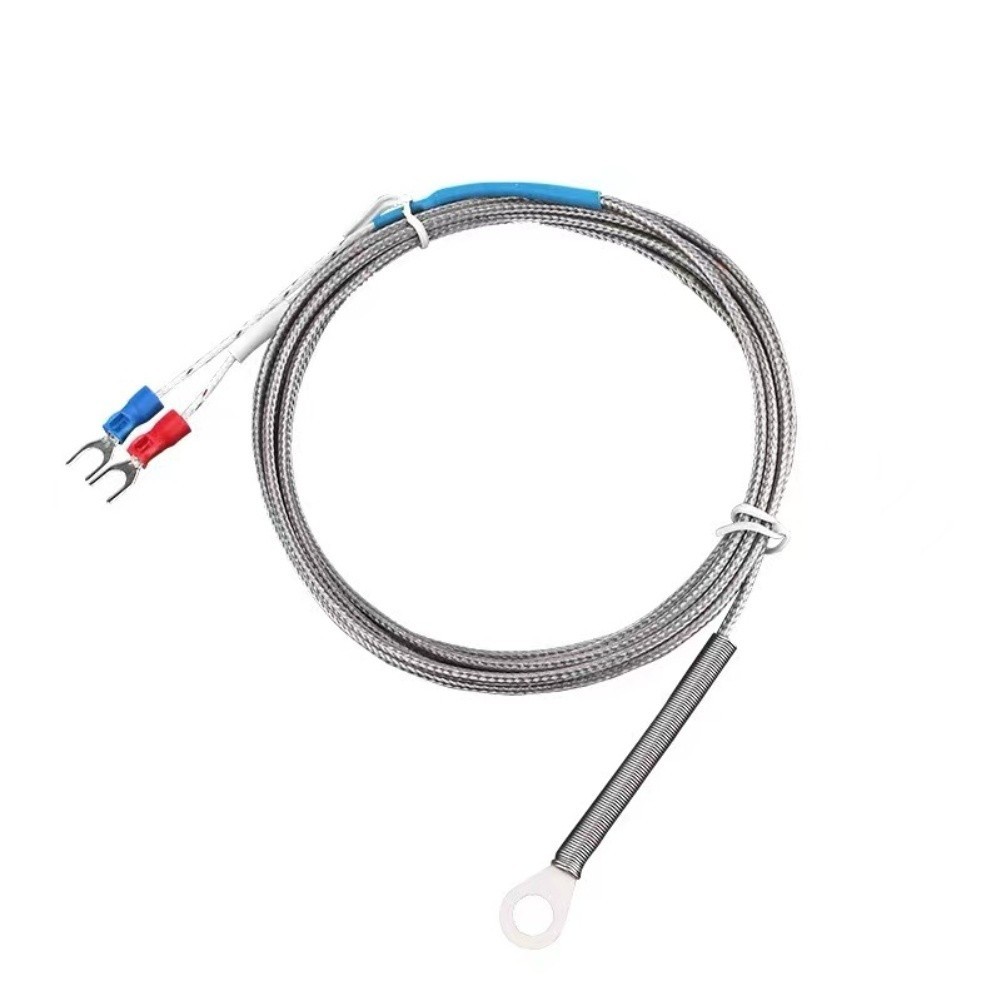 Type Thermocouple Sensor Metal Probe 6mm Diameter Solid Design for Stability