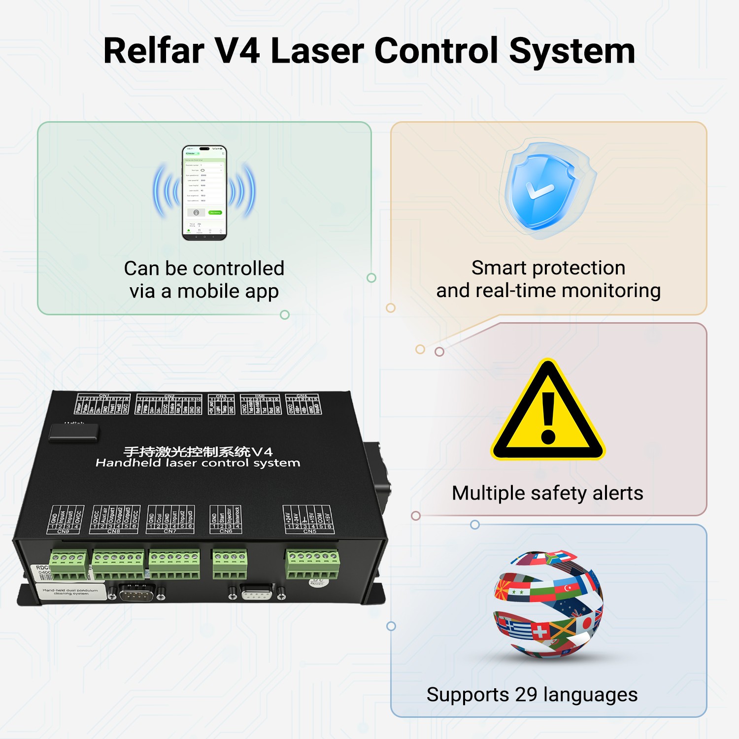 2000W Handheld Laser Cleaning Machine 9 clean modes Rust Paint Oxide Remover US