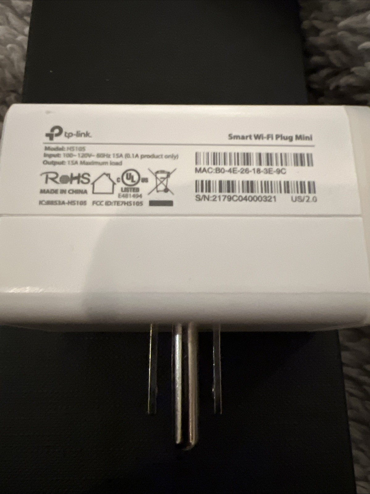 TP-LINK Smart Wi-fi Plug Mini - White (HS105)