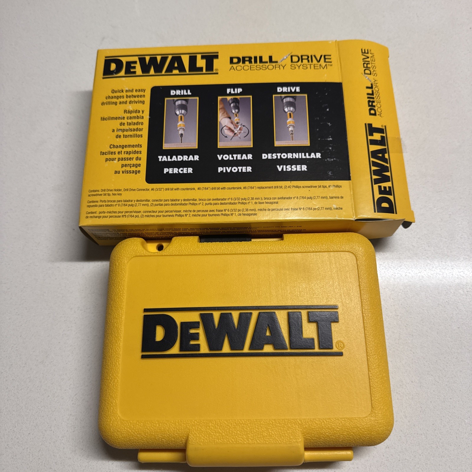 Dewalt DW2730 Drill Driver DrillDrive Accessory System 8 Pieces new