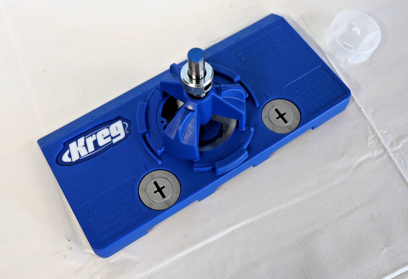 KREG Concealed Hinge Jig - 35mm - Blue (NOS)