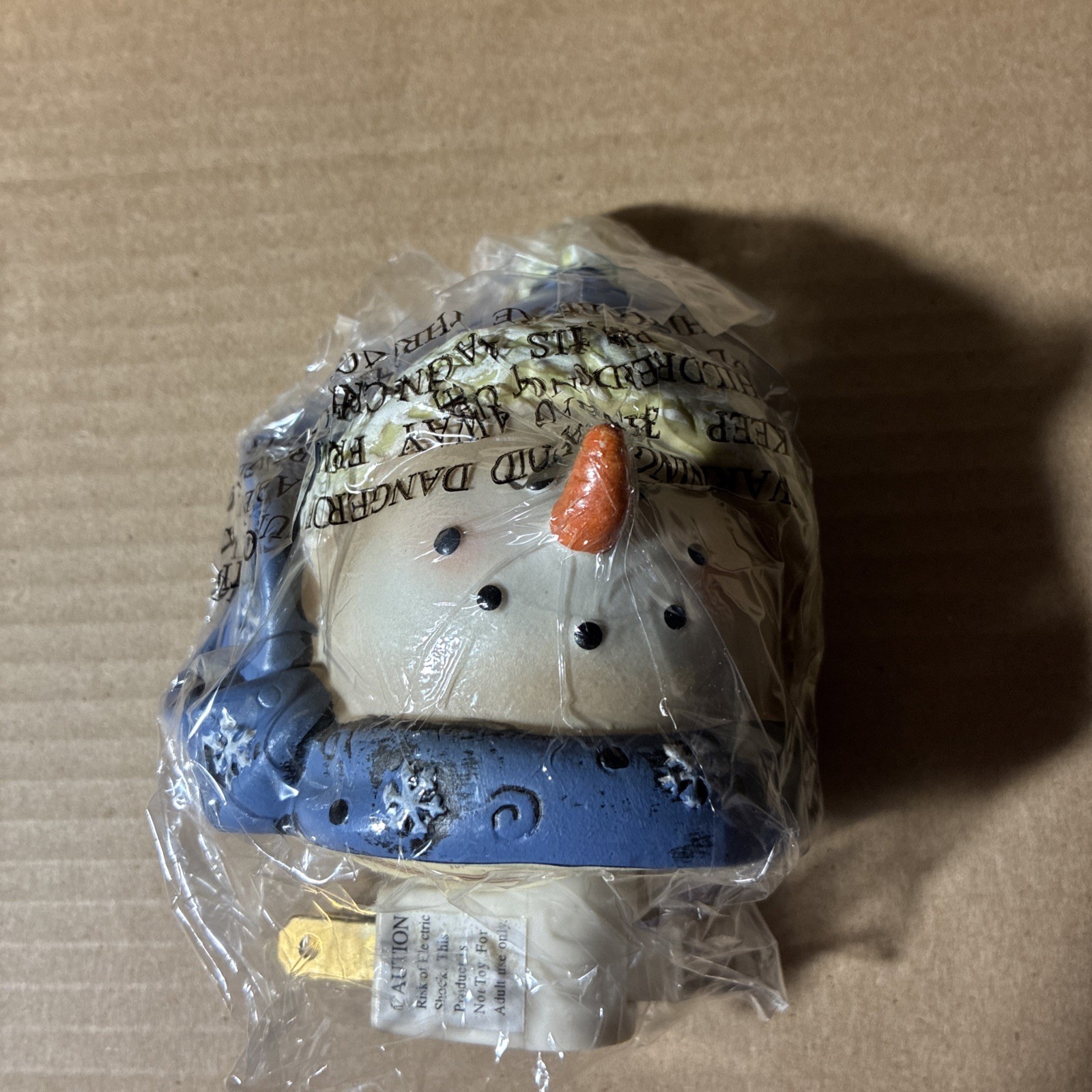 Holiday Snowman Christmas Night Light, New In Packaging