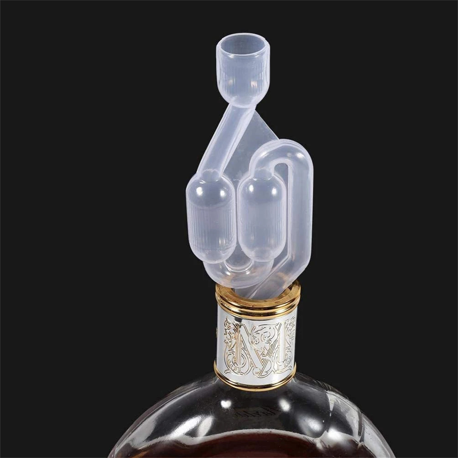 2PCS Transparent One-way Beer Making Tool Equipment Airlock Accessories