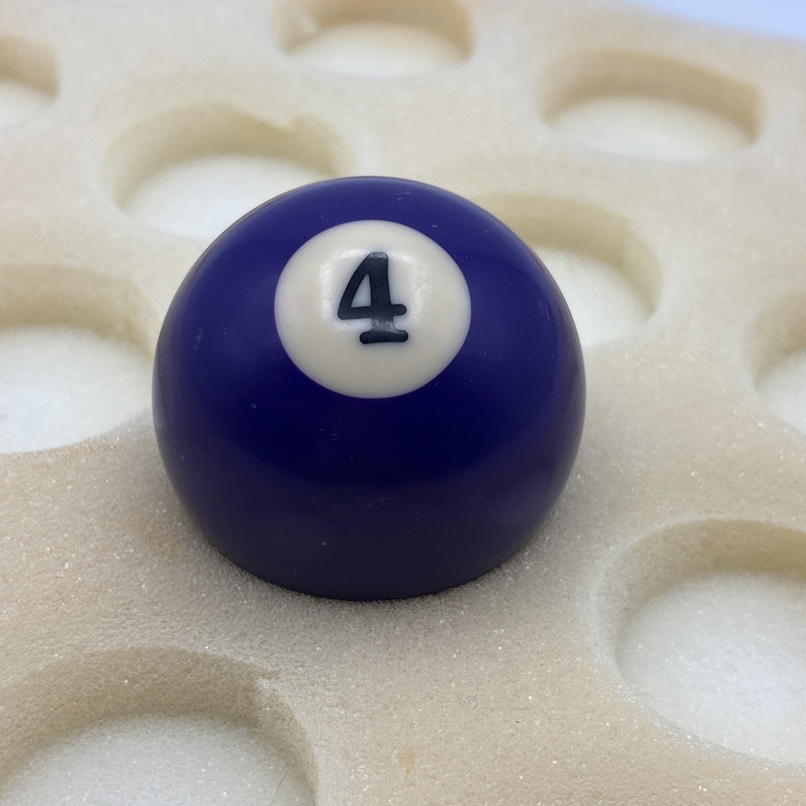 Billiard Pool Ball Replacement Standard 2 1/4 inch - Purple Ball #4