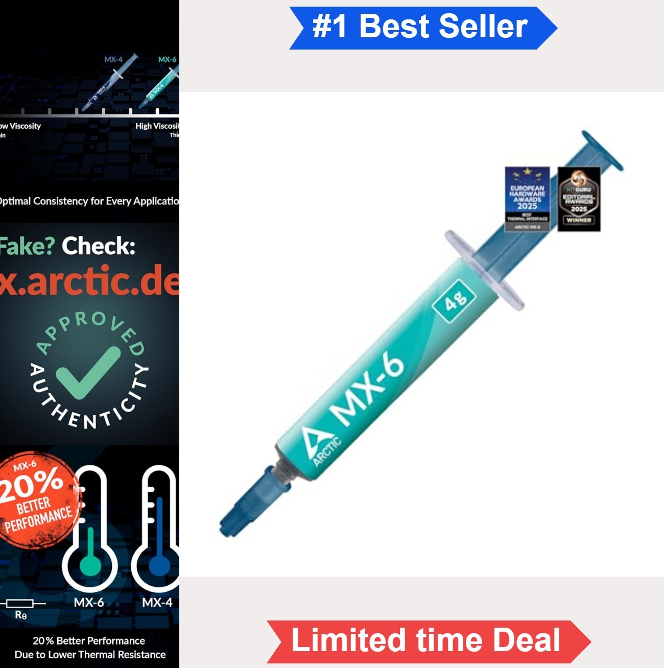 Thermal Paste 4g High Performance CPU GPU Laptop PC Non Conductive Cooling